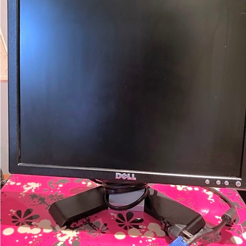 Dell Black Monitors with Stand
